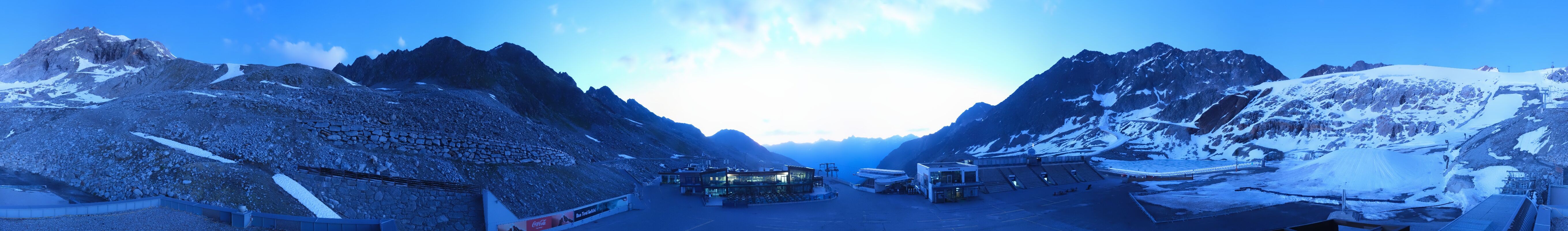 Archiv Foto Webcam Rettenbachgletscher Stadion
