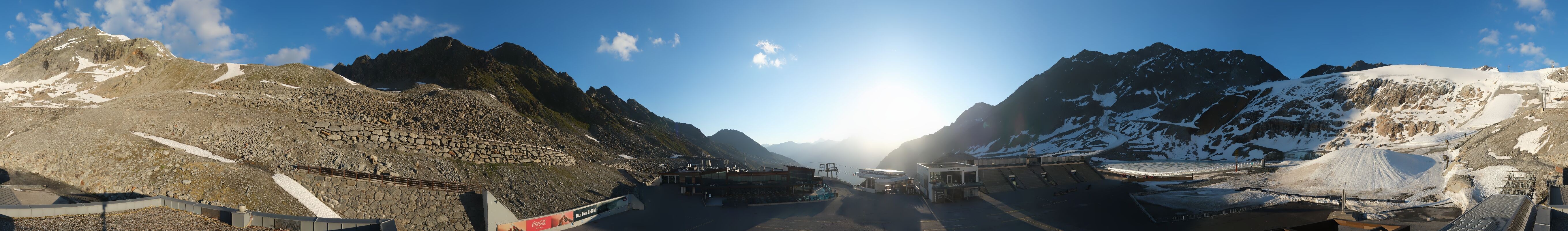 Archiv Foto Webcam Rettenbachgletscher Stadion