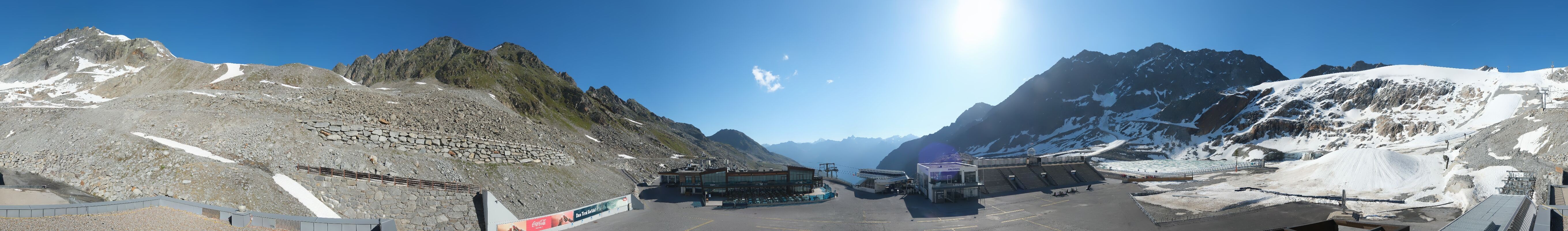 Archiv Foto Webcam Rettenbachgletscher Stadion