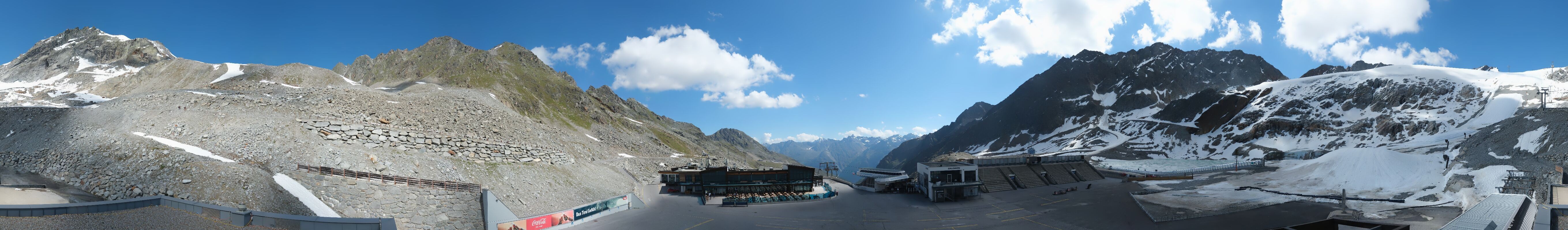 Archived image Webcam Glacier Arena Rettenbach