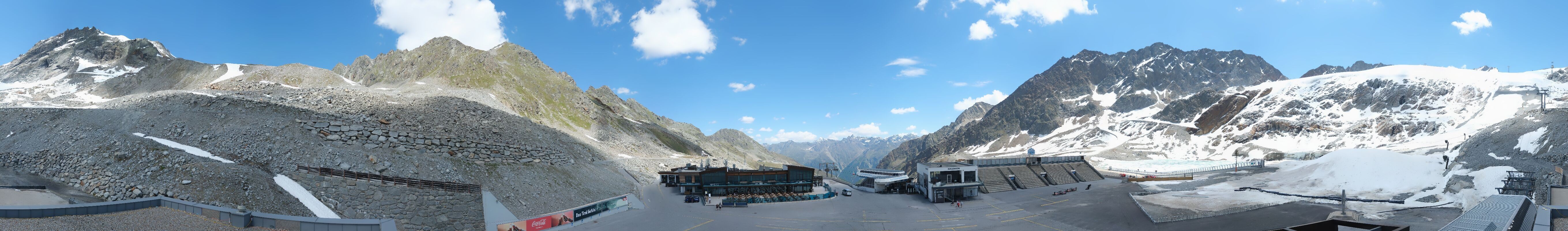 Archiv Foto Webcam Rettenbachgletscher Stadion
