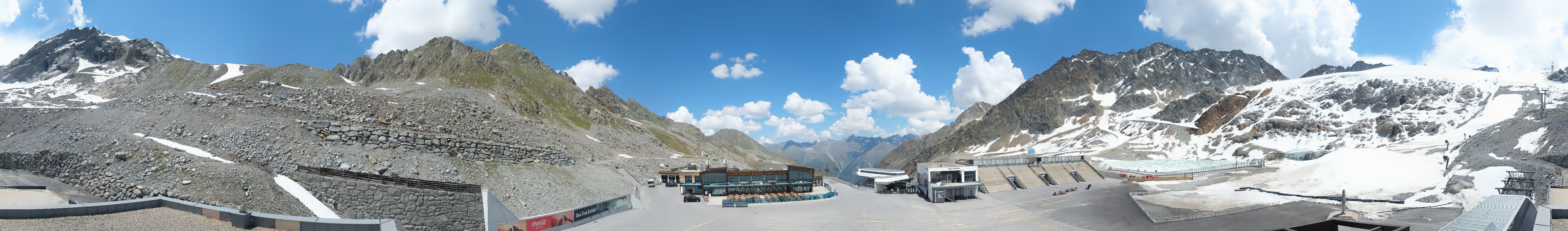 Archiv Foto Webcam Rettenbachgletscher Stadion