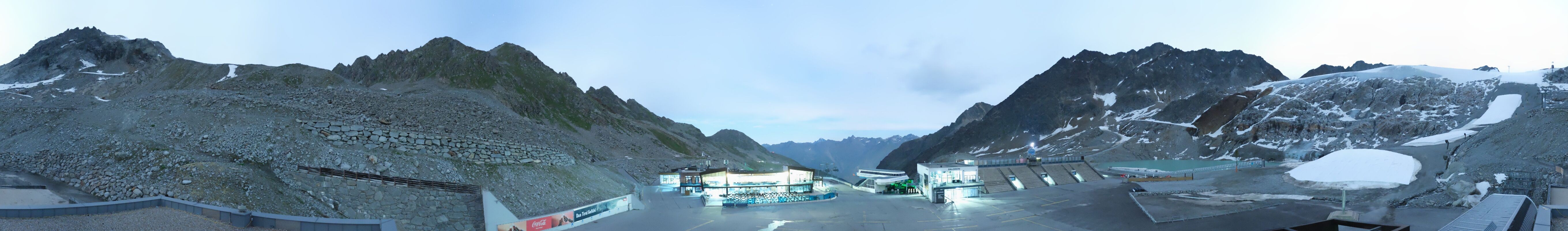 Archiv Foto Webcam Rettenbachgletscher Stadion
