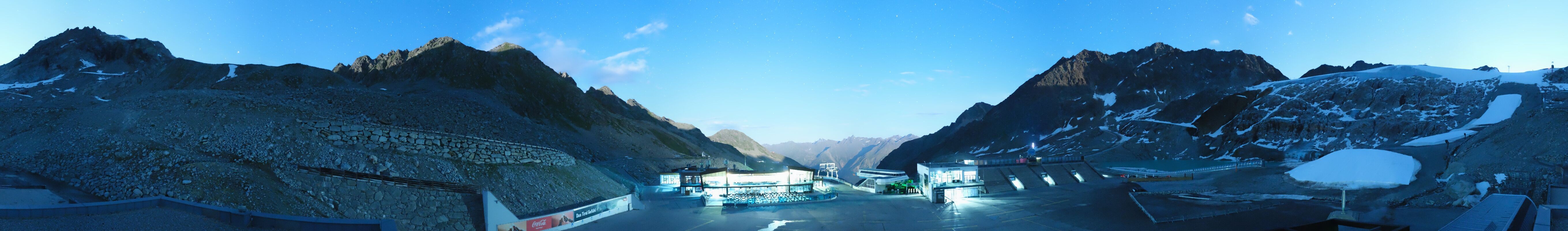 Archiv Foto Webcam Rettenbachgletscher Stadion