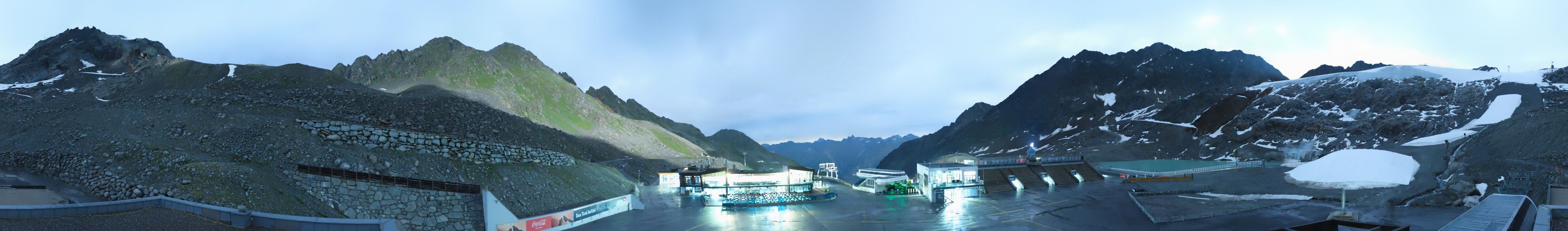 Archiv Foto Webcam Rettenbachgletscher Stadion