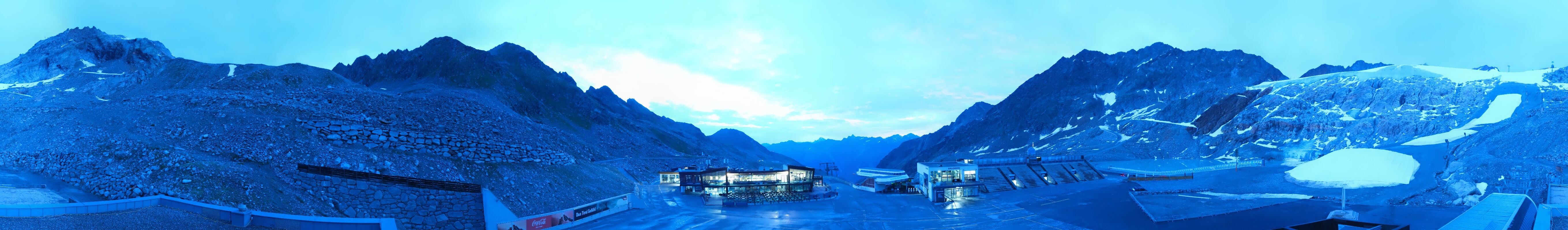 Archiv Foto Webcam Rettenbachgletscher Stadion