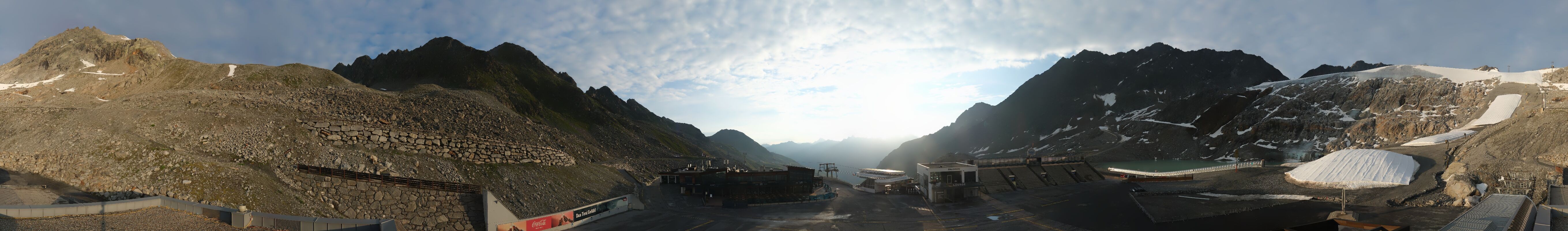 Archiv Foto Webcam Rettenbachgletscher Stadion