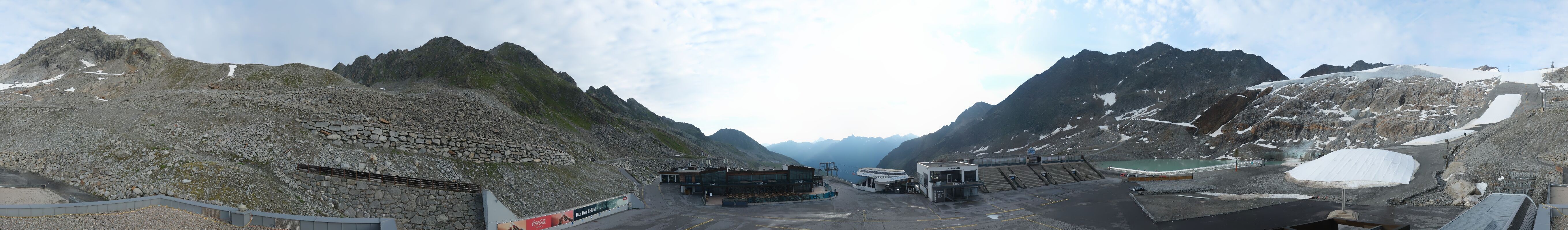Archiv Foto Webcam Rettenbachgletscher Stadion
