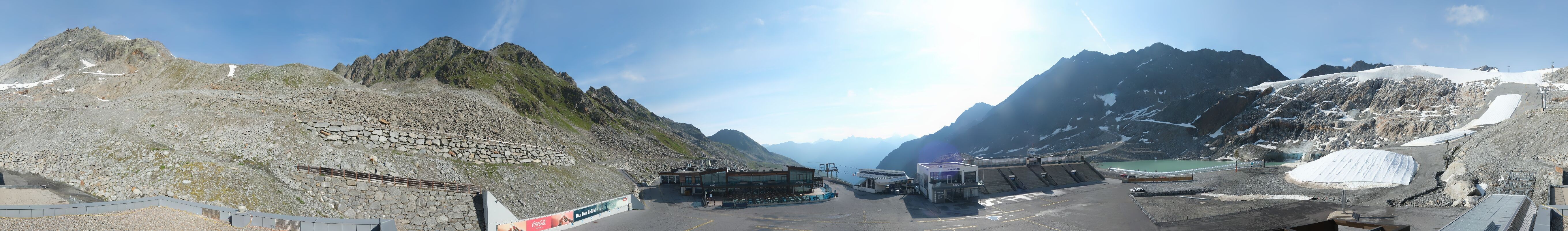 Archiv Foto Webcam Rettenbachgletscher Stadion