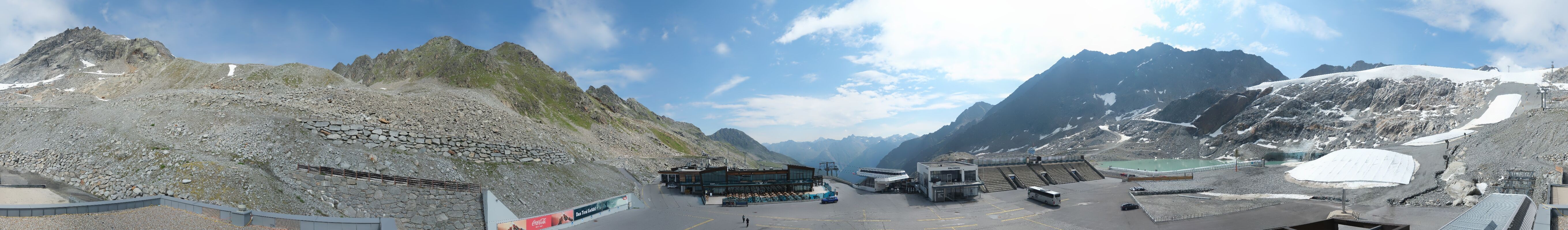 Archiv Foto Webcam Rettenbachgletscher Stadion