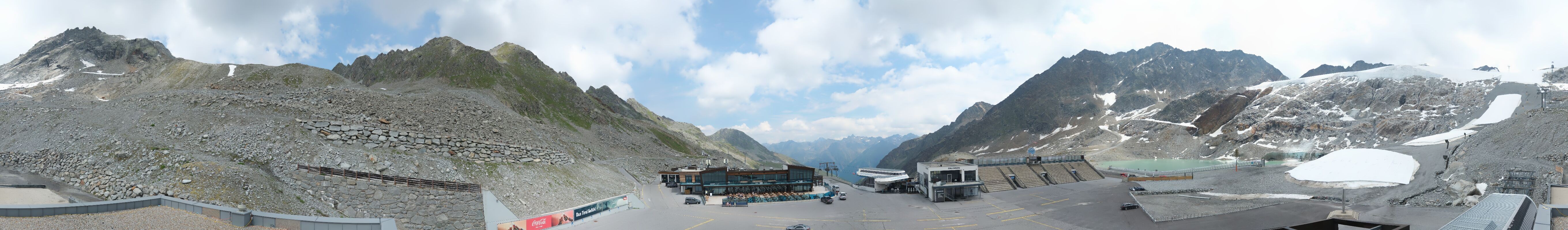 Archiv Foto Webcam Rettenbachgletscher Stadion