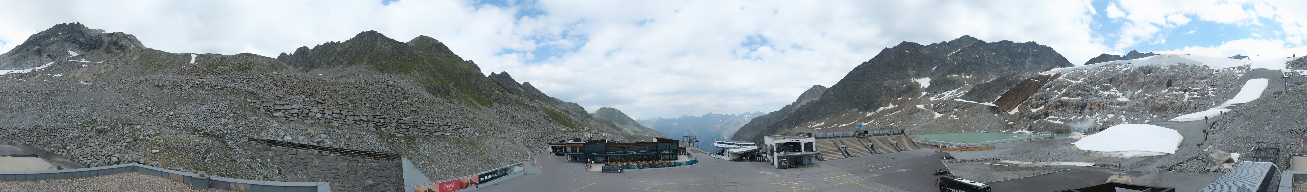 Archiv Foto Webcam Rettenbachgletscher Stadion