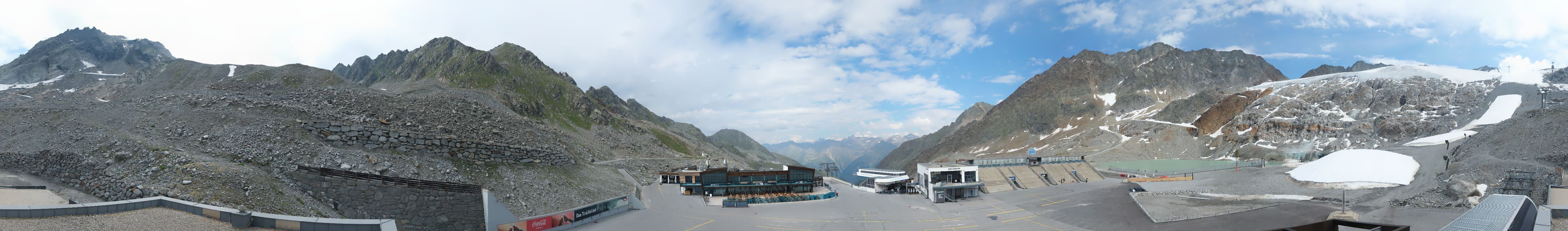 Archiv Foto Webcam Rettenbachgletscher Stadion