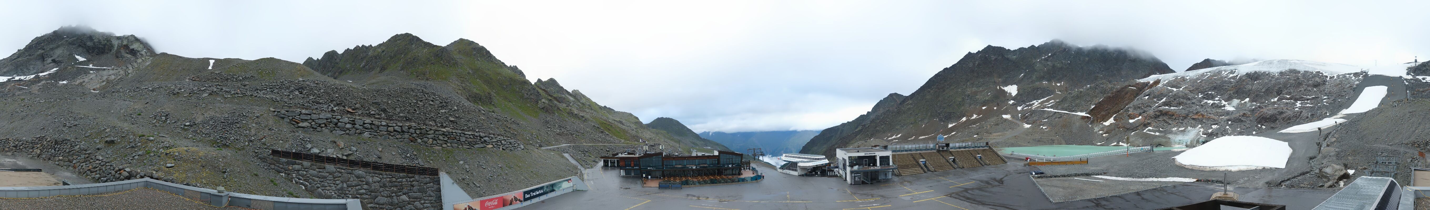 Archiv Foto Webcam Rettenbachgletscher Stadion