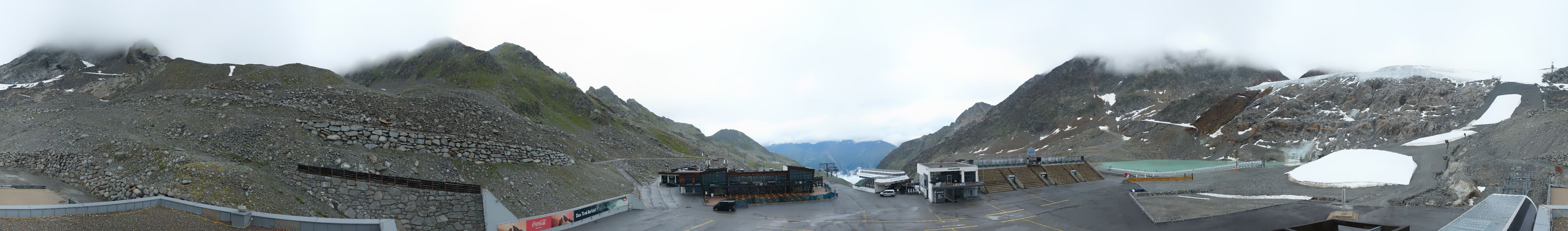 Archiv Foto Webcam Rettenbachgletscher Stadion