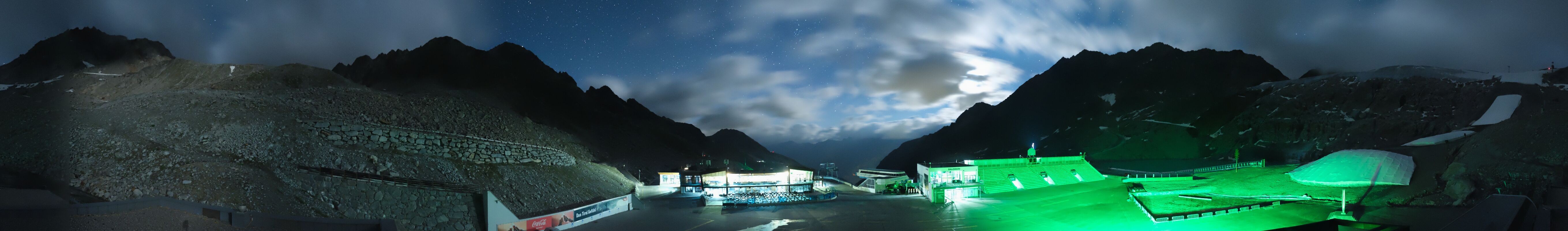 Archiv Foto Webcam Rettenbachgletscher Stadion