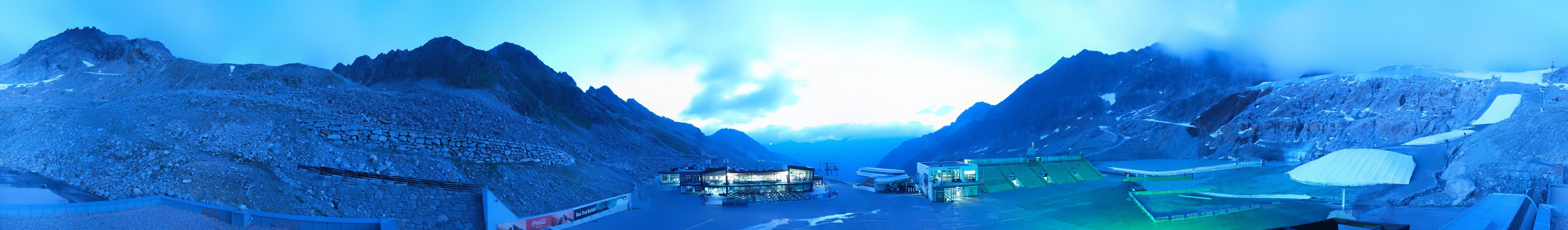 Archiv Foto Webcam Rettenbachgletscher Stadion