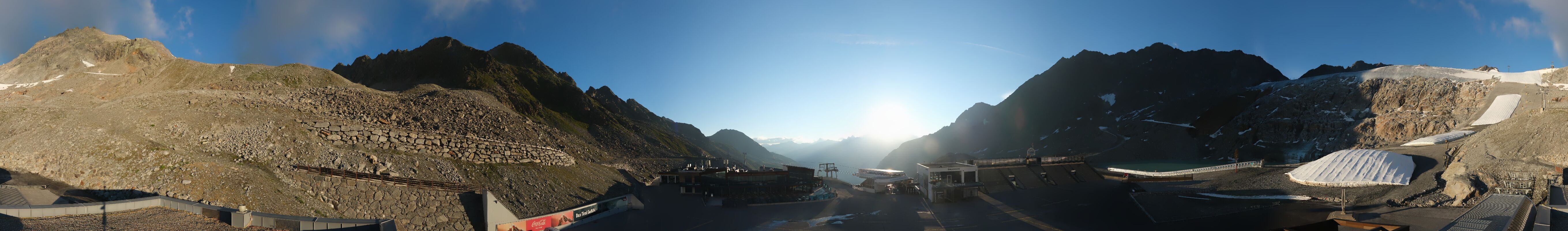 Archiv Foto Webcam Rettenbachgletscher Stadion