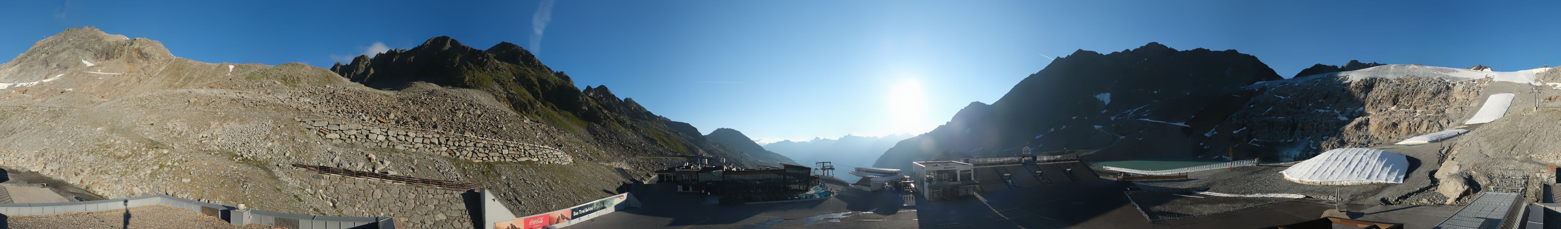 Archiv Foto Webcam Rettenbachgletscher Stadion