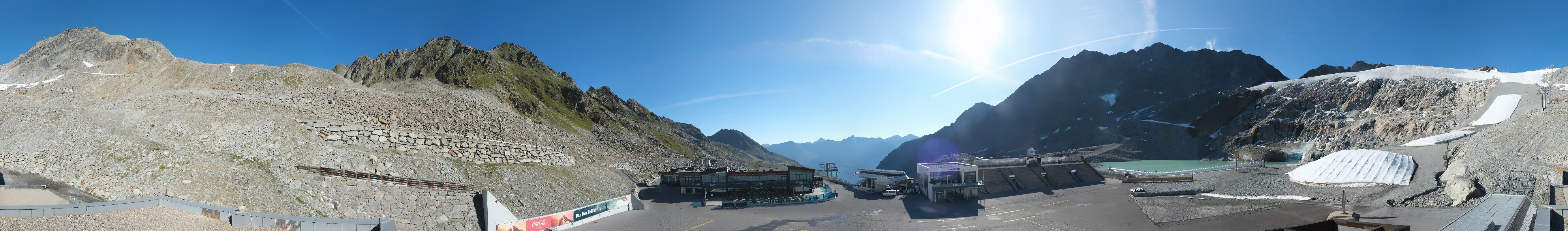 Archiv Foto Webcam Rettenbachgletscher Stadion