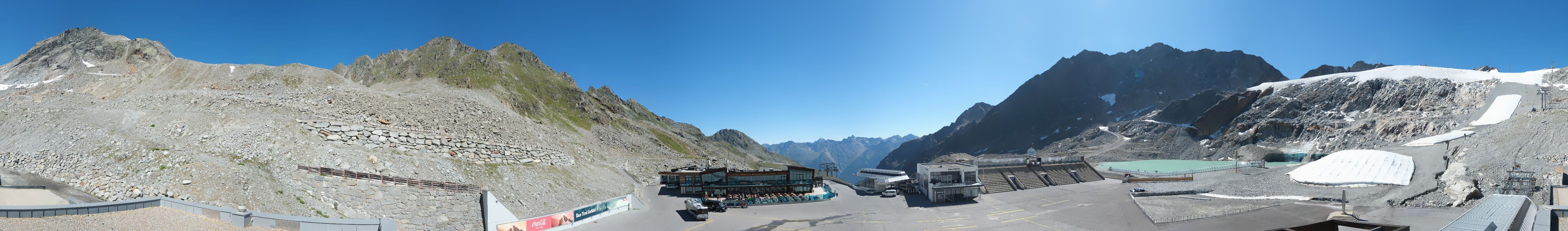 Archiv Foto Webcam Rettenbachgletscher Stadion