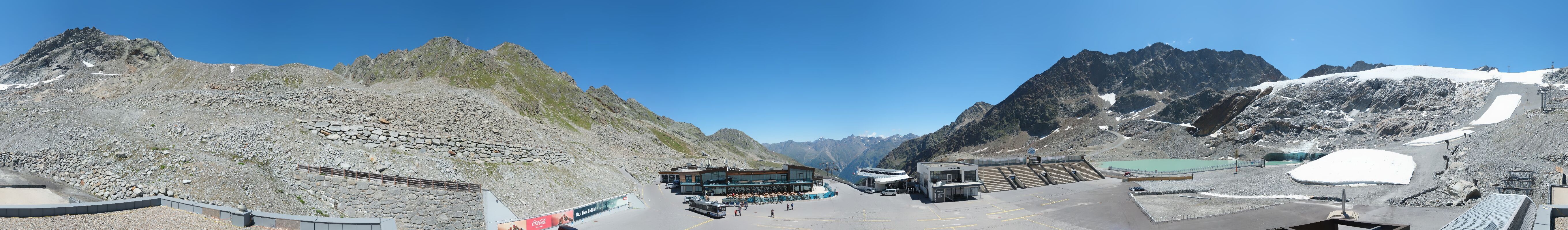 Archiv Foto Webcam Rettenbachgletscher Stadion