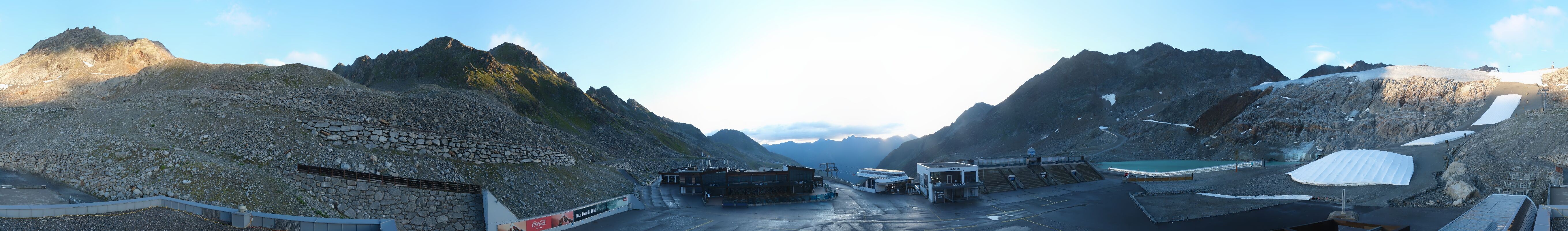 Archived image Webcam Glacier Arena Rettenbach