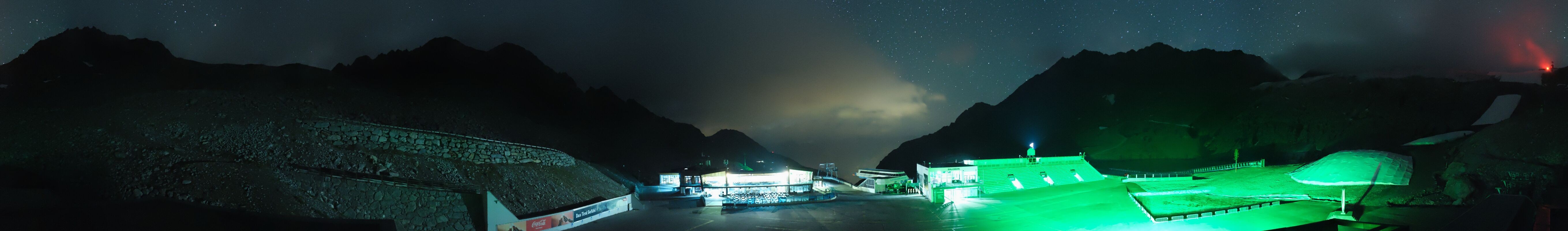 Archiv Foto Webcam Rettenbachgletscher Stadion
