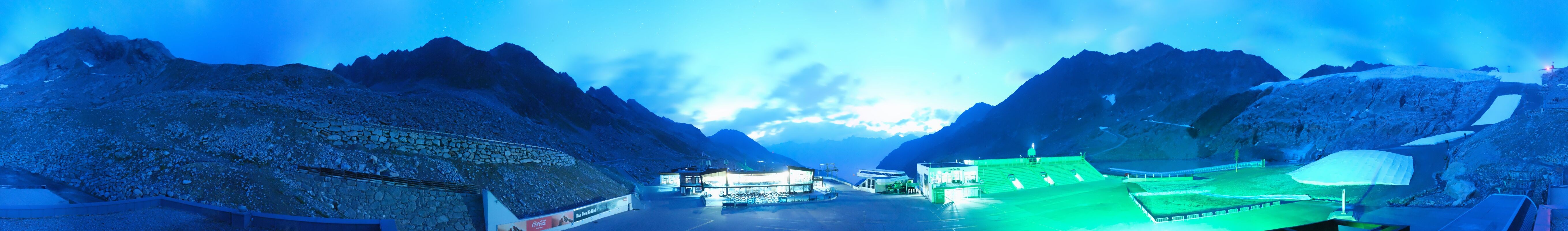 Archiv Foto Webcam Rettenbachgletscher Stadion