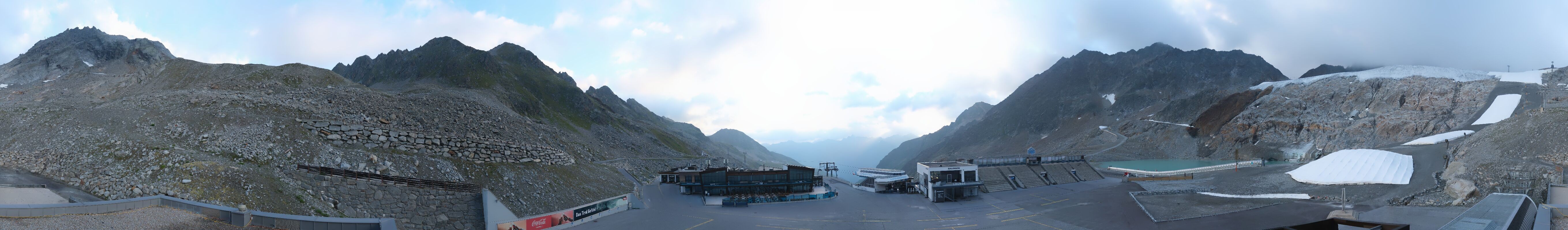 Archiv Foto Webcam Rettenbachgletscher Stadion