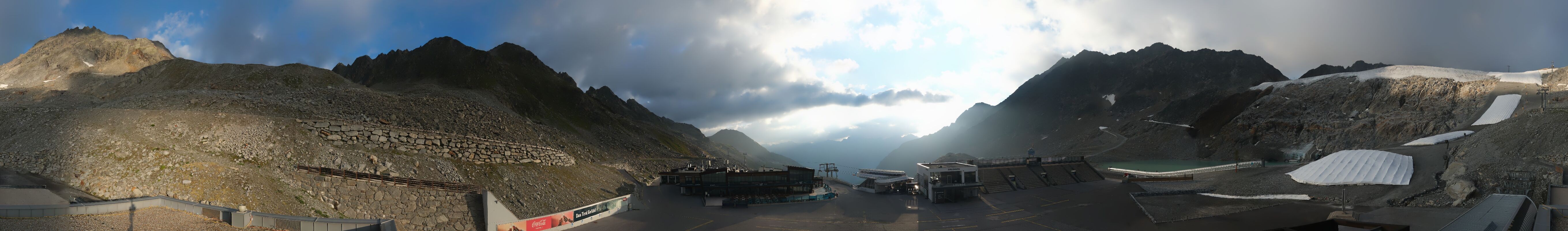 Archiv Foto Webcam Rettenbachgletscher Stadion