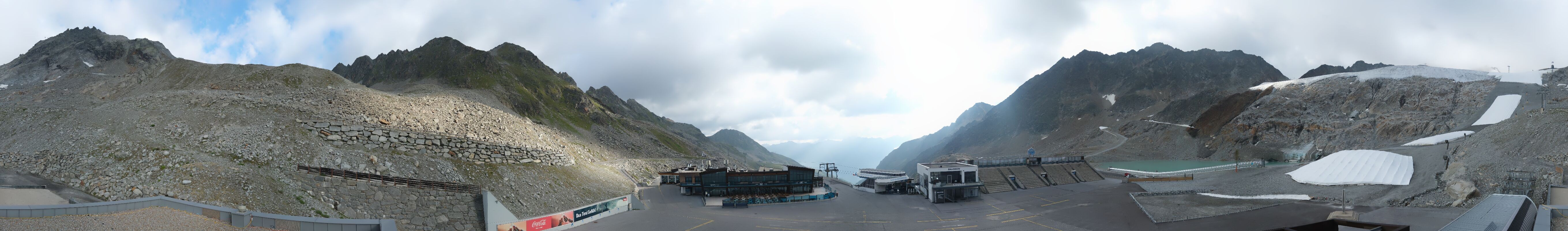 Archiv Foto Webcam Rettenbachgletscher Stadion