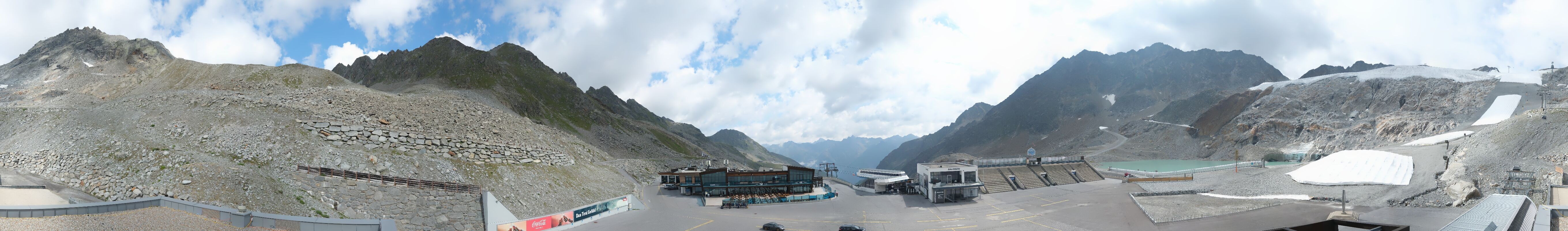 Archiv Foto Webcam Rettenbachgletscher Stadion