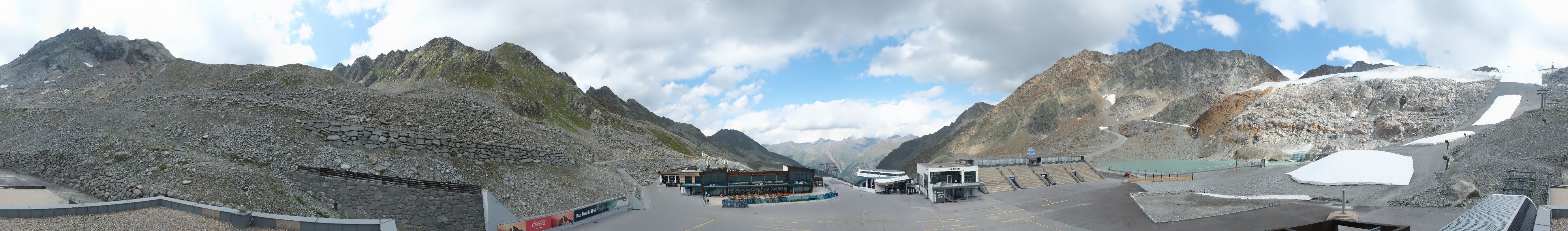 Archiv Foto Webcam Rettenbachgletscher Stadion