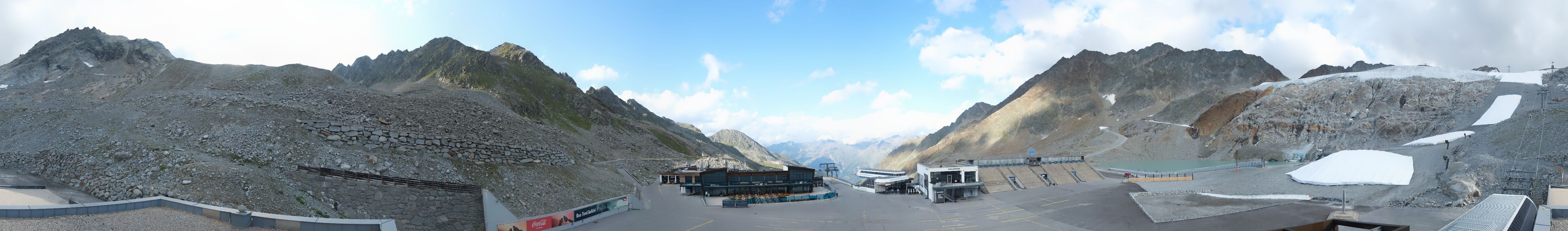 Archiv Foto Webcam Rettenbachgletscher Stadion