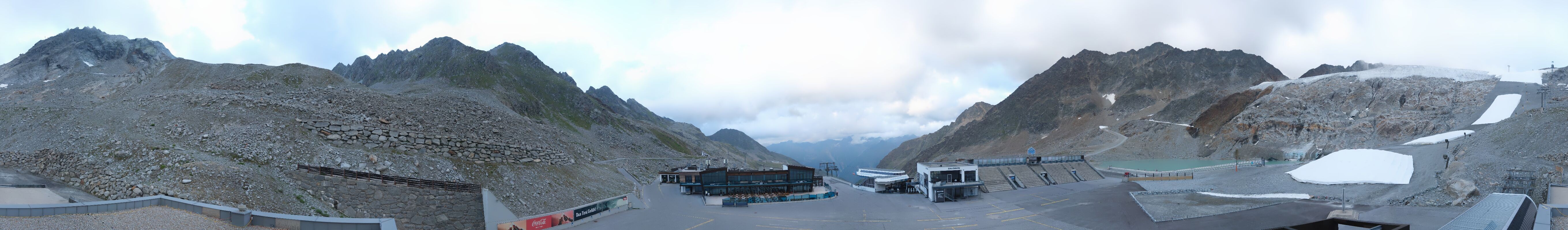 Archiv Foto Webcam Rettenbachgletscher Stadion