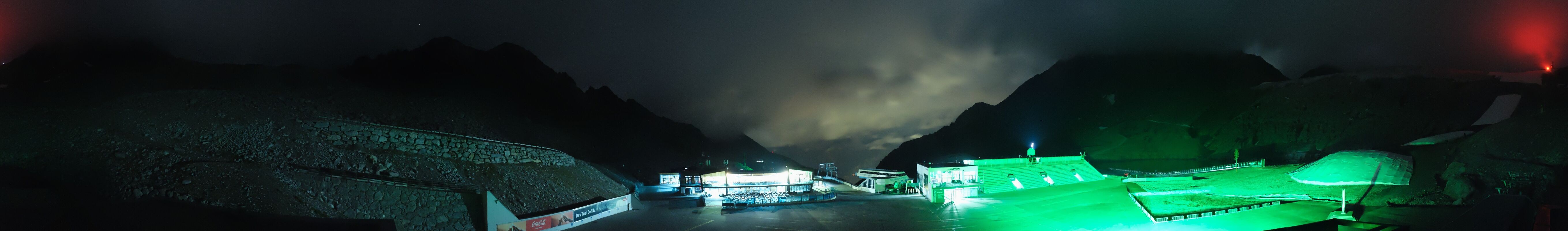 Archiv Foto Webcam Rettenbachgletscher Stadion