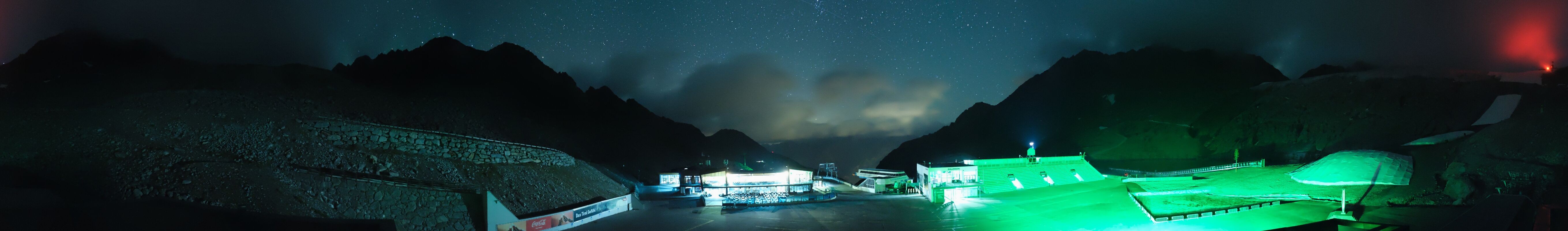 Archiv Foto Webcam Rettenbachgletscher Stadion