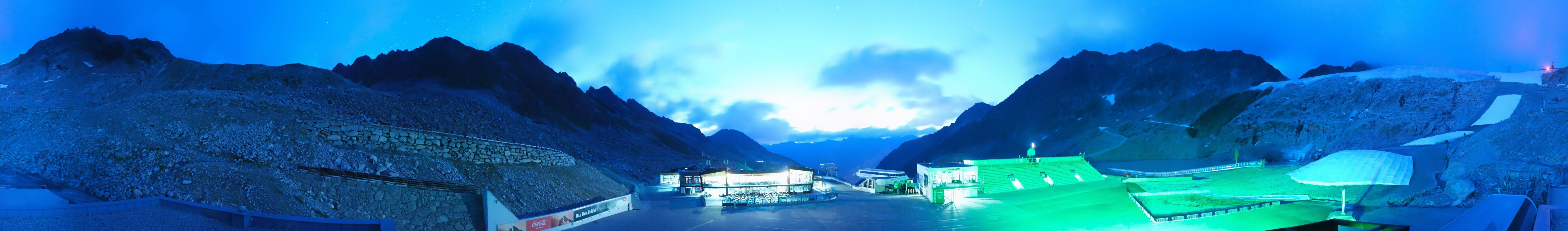 Archiv Foto Webcam Rettenbachgletscher Stadion