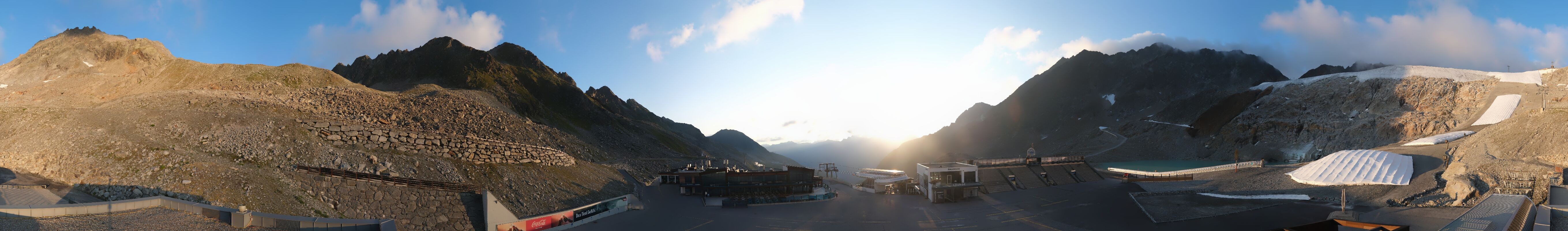 Archiv Foto Webcam Rettenbachgletscher Stadion