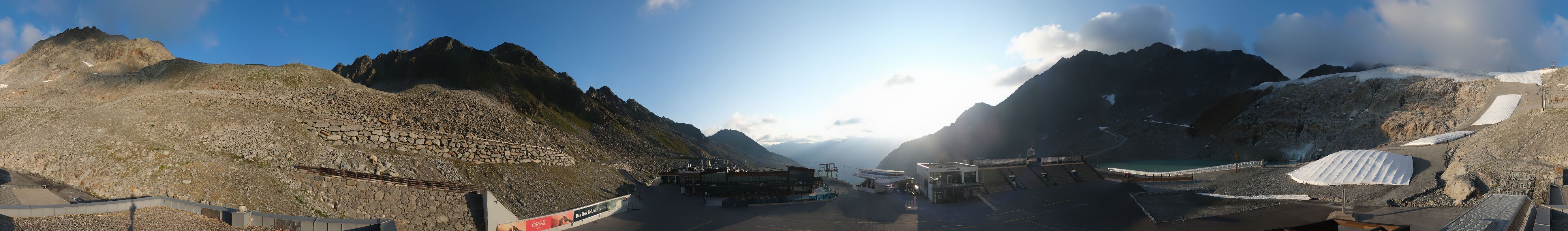 Archiv Foto Webcam Rettenbachgletscher Stadion