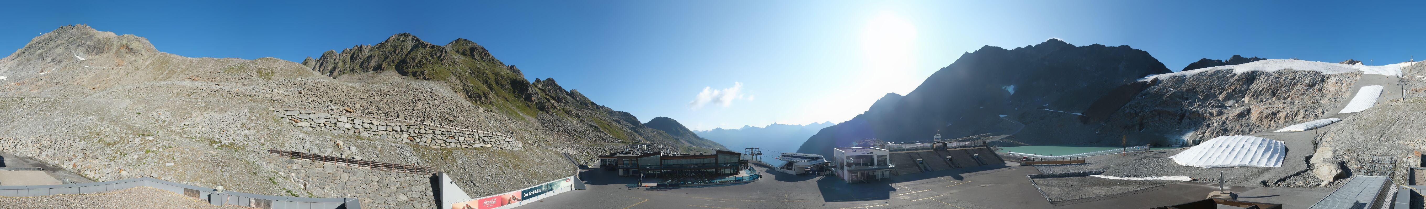 Archiv Foto Webcam Rettenbachgletscher Stadion