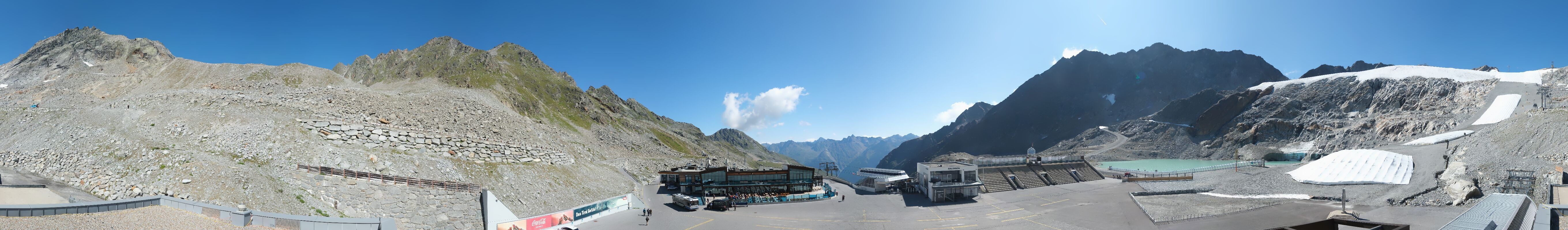 Archiv Foto Webcam Rettenbachgletscher Stadion