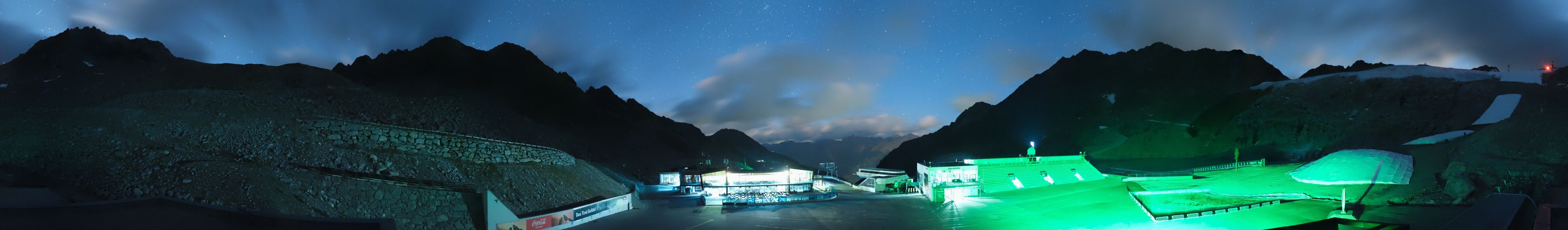 Archived image Webcam Glacier Arena Rettenbach
