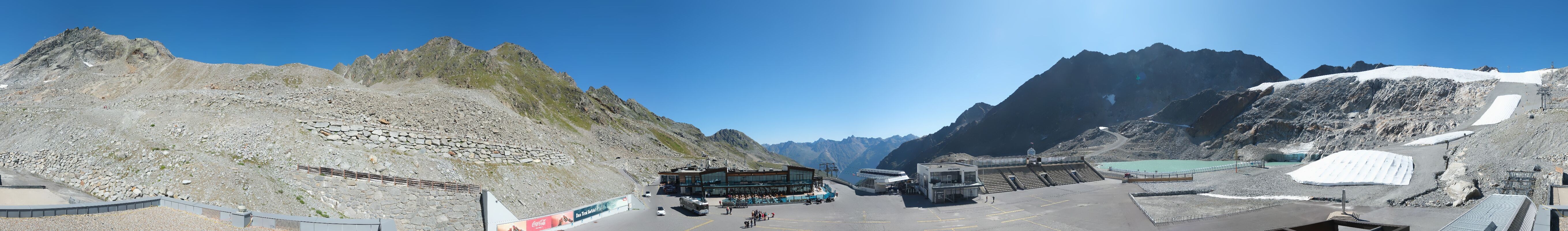 Archiv Foto Webcam Rettenbachgletscher Stadion