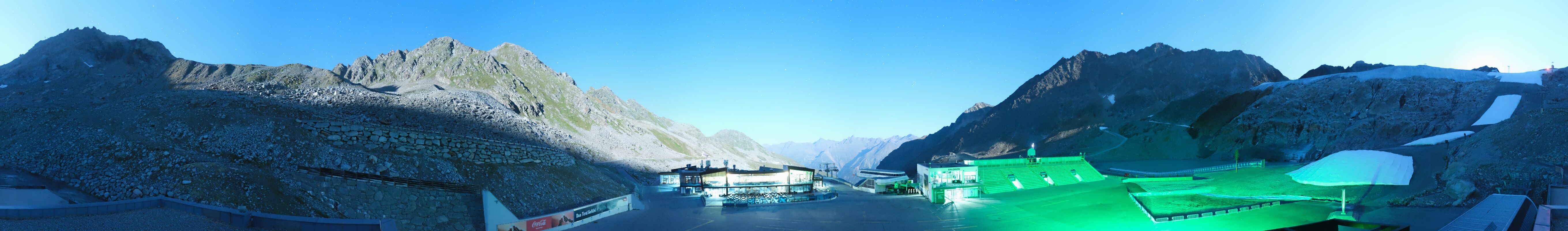 Archiv Foto Webcam Rettenbachgletscher Stadion