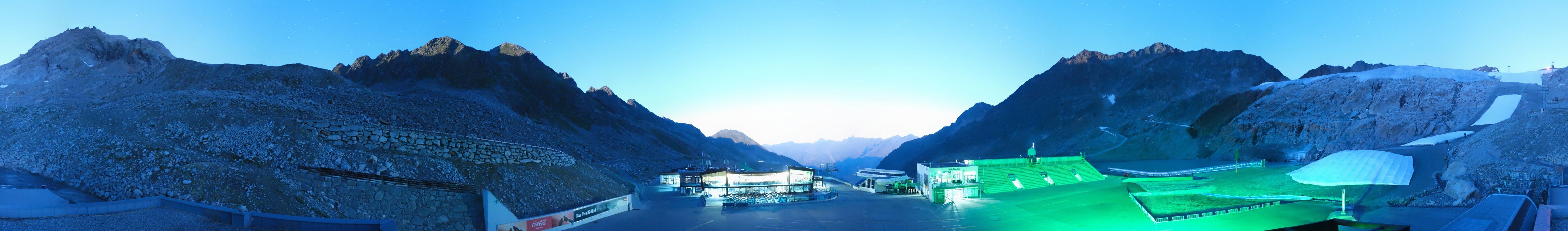 Archiv Foto Webcam Rettenbachgletscher Stadion