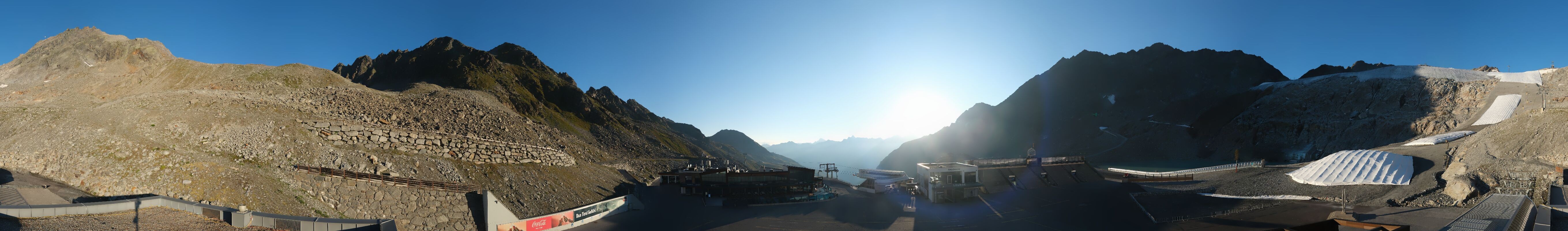 Archiv Foto Webcam Rettenbachgletscher Stadion