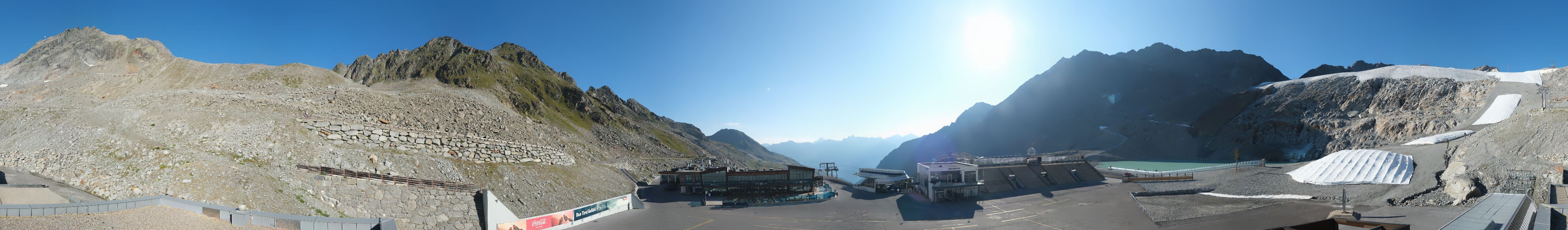 Archiv Foto Webcam Rettenbachgletscher Stadion
