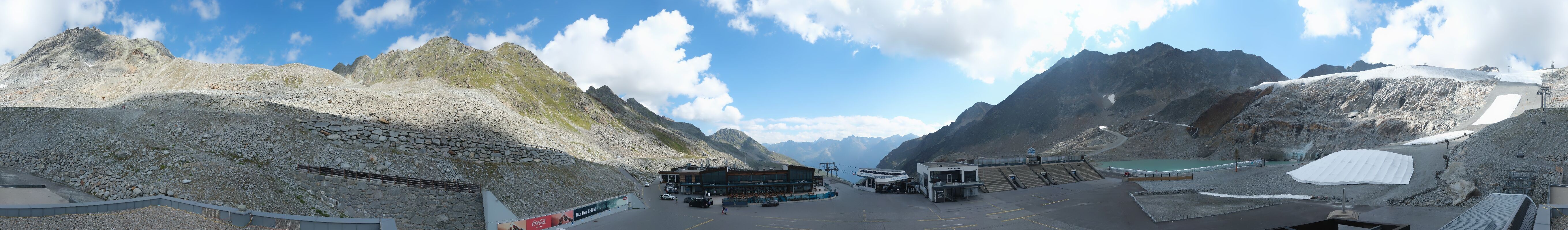 Archiv Foto Webcam Rettenbachgletscher Stadion